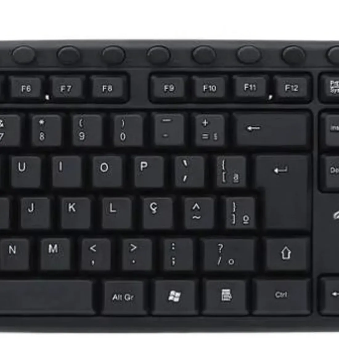 Teclado C3tech Kb-m40bk Multimídia Usb C/ Fio - Preto