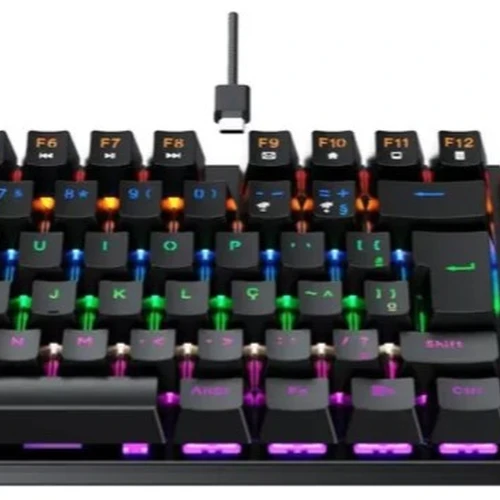 Teclado Gamer Mecânico Fortrek Gravity 100 Fullsized Preto