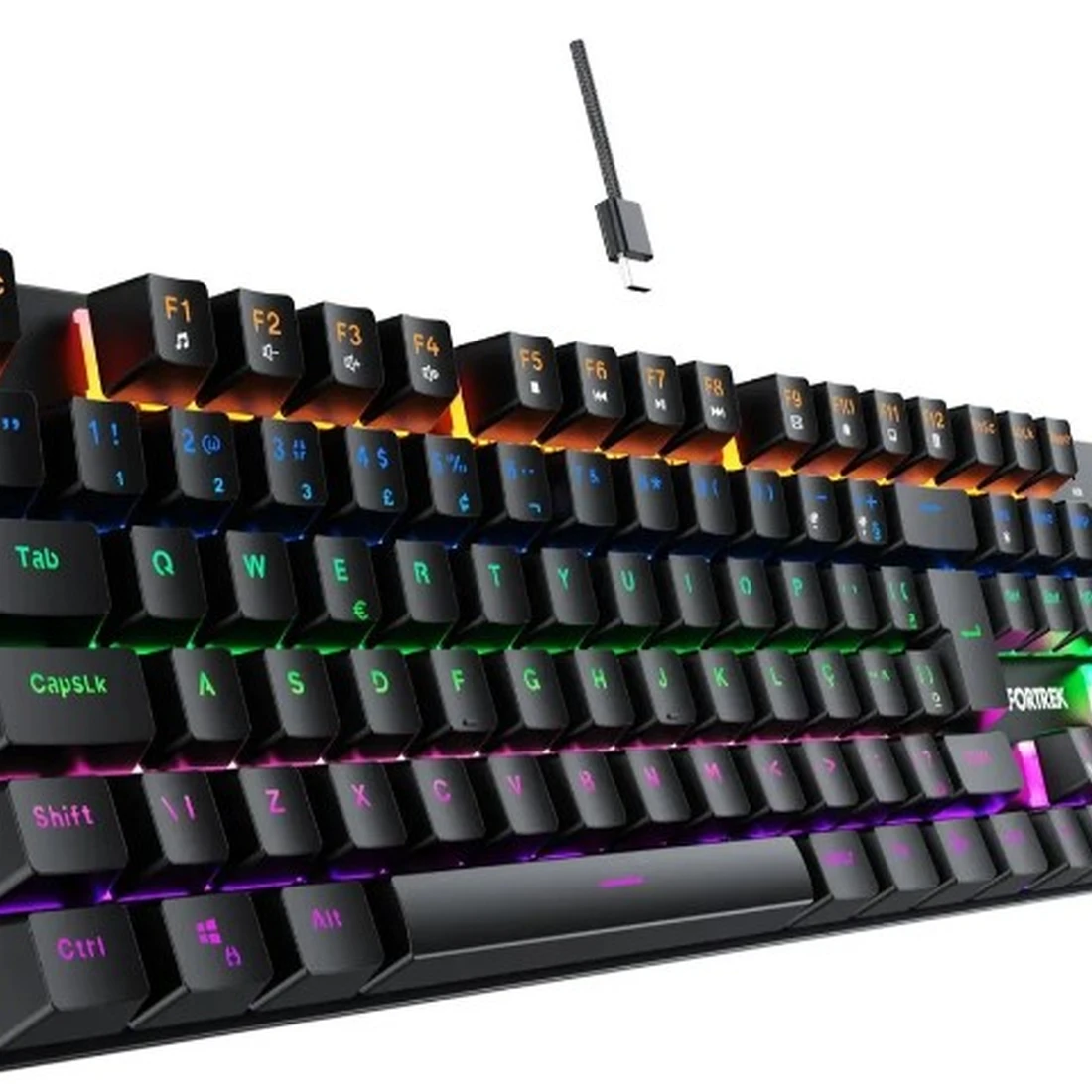 Teclado Gamer Mecânico Fortrek Gravity 100 Fullsized Preto - imagem 2