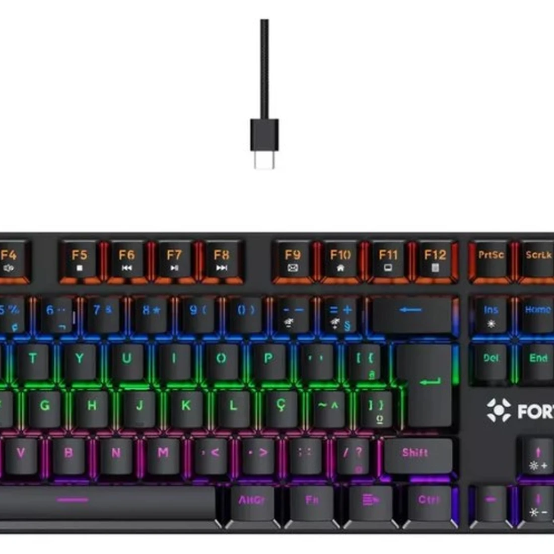 Teclado Gamer Mecânico Fortrek Gravity 100 Fullsized Preto - imagem 3