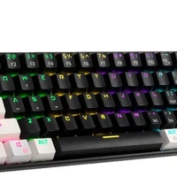 Teclado Gamer Gamdias Aura Gk2 Switch Brown Branco E Preto - imagem 1