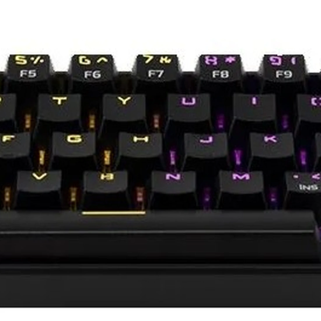 Teclado Gamer Gamdias Aura Gk2 Switch Brown Branco E Preto - imagem 3