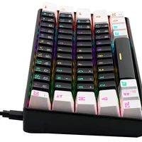 Teclado Gamer Gamdias Aura Gk2 Switch Brown Branco E Preto - imagem 2