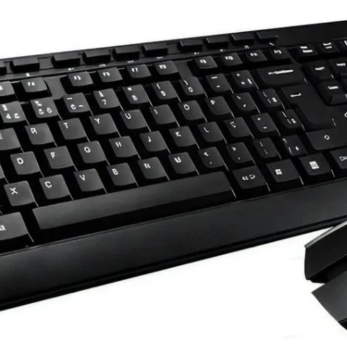 Teclado + Mouse Sem Fio C3tech K-w60bk Multimídia Preto