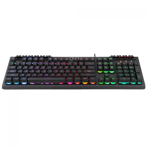 Teclado Gamer Redragon Aditya, RGB, Membrana, ABNT2, Full-Size, Preto, K513-RGB PT