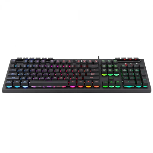 Teclado Gamer Redragon Aditya, RGB, Membrana, ABNT2, Full-Size, Preto, K513-RGB PT