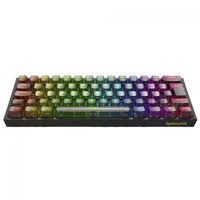Teclado Gamer Mecânico Redragon Fizz Clear, RGB, USB, Switch Crystal, ABNT2, 60%, Preto, K617CTB-RGB - imagem 1