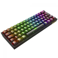 Teclado Gamer Mecânico Redragon Fizz Clear, RGB, USB, Switch Crystal, ABNT2, 60%, Preto, K617CTB-RGB - imagem 4