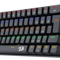 Teclado Mecanico Redragon Lakshmi, Rainbow, ABNT2, Layout 60%, Switch Marrom, K606R-PT-BROWN - imagem 3