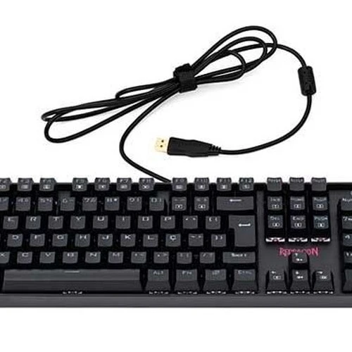 Teclado Gamer Mecanico Redragon Mitra Switch Marrom, K551-1 PT-BLACK