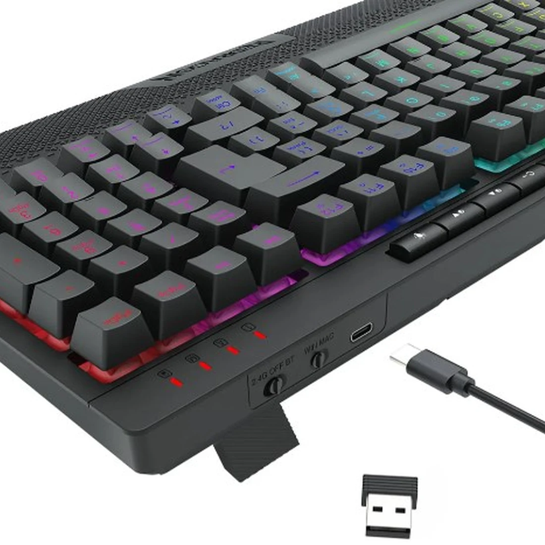 Teclado Gamer Redragon Shiva Pro 98 RgbvPreto K515rgb-pro - imagem 6