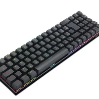 TECLADO MECÂNICO GAMER ZED PRO RGB PRETO SWITCH MARROM - imagem 2