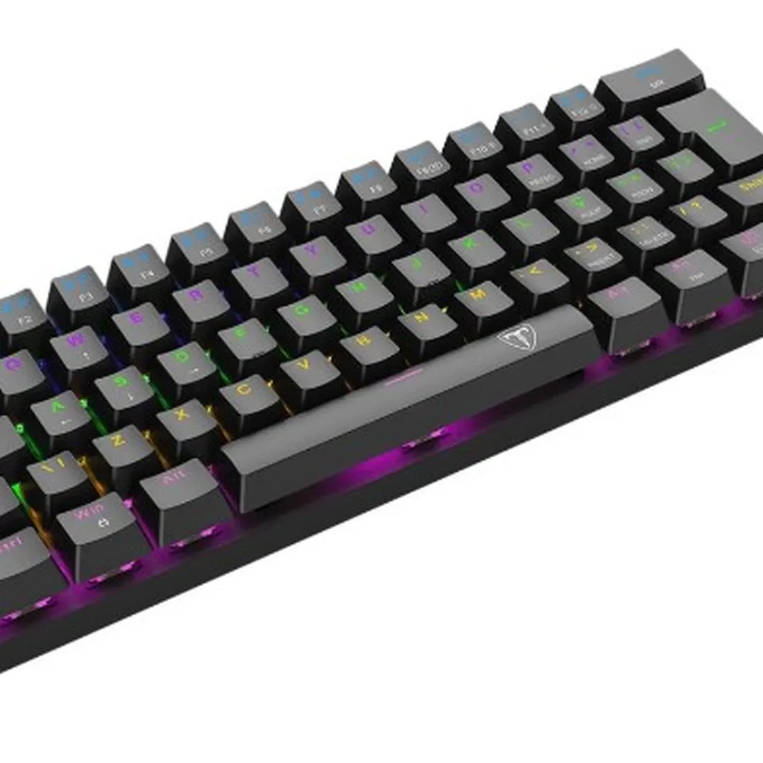 Teclado Mecanico Gamer T-Dagger Arena Preto Rainbow Sw Brown T-tgk321-br