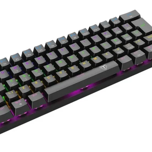 Teclado Mecanico Gamer T-Dagger Arena Preto Rainbow Sw Brown T-tgk321-br