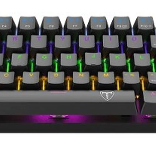 Teclado Mecanico Gamer T-Dagger Arena Preto Rainbow Sw Brown T-tgk321-br