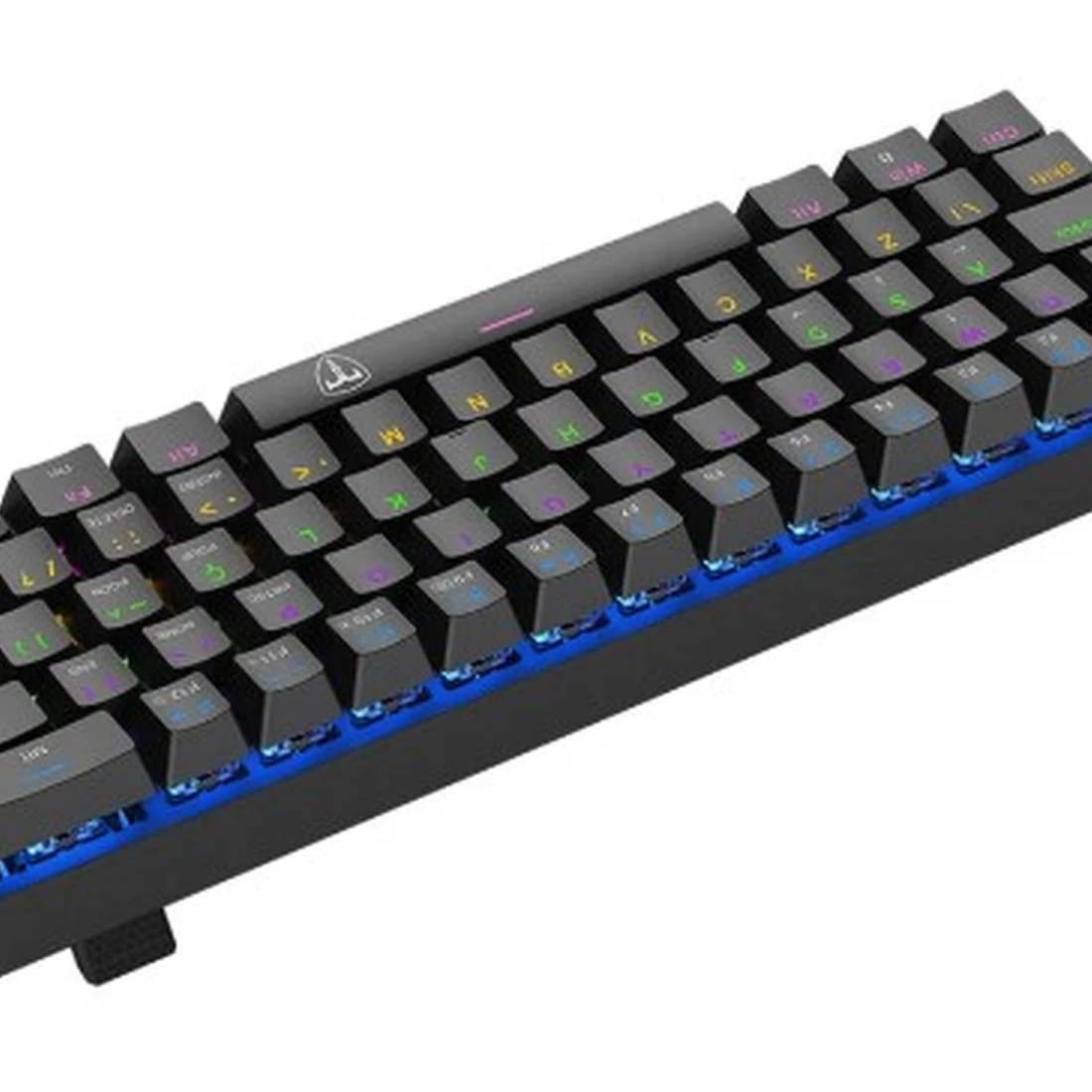 Teclado Mecanico Gamer T-Dagger Arena Preto Rainbow Sw Brown T-tgk321-br - imagem 1