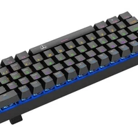 Teclado Mecanico Gamer T-Dagger Arena Preto Rainbow Sw Brown T-tgk321-br - imagem 1