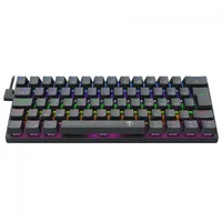 Teclado Mecânico Gamer T-Dagger Arena Pro, Rainbow, Wireless/Bluetooth, Switch Brown, 60%, ABNT2, Preto, T-TGK321PRO-BR PT - imagem 2
