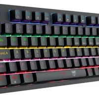 Teclado Mecânico Gamer T-dagger Megatre 75%, RGB, Switch Dust-proof Marrom, USB Tipo-C Removível, ABNT2, Preto - T-TGK326-BR - imagem 2