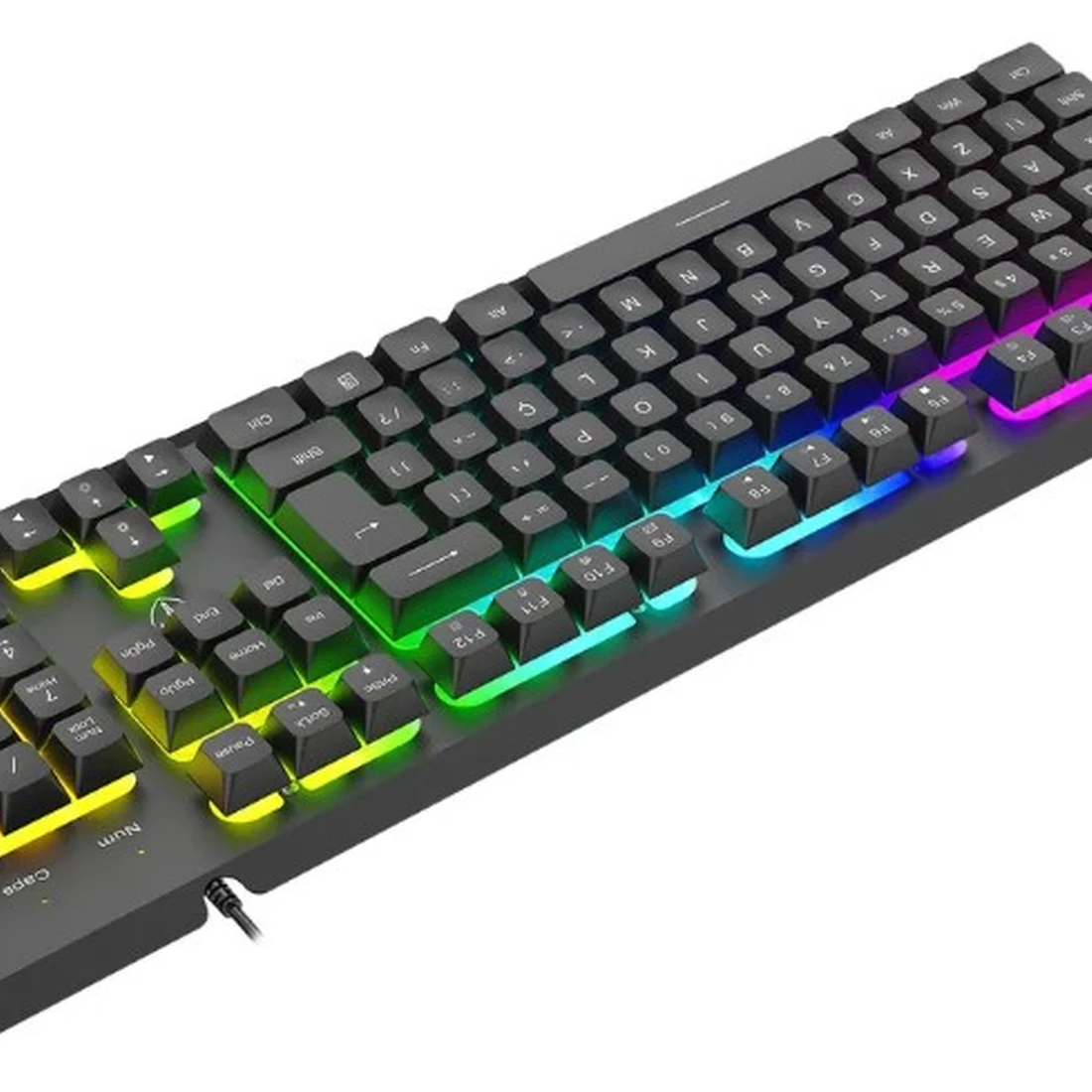 Teclado T-Dagger Gamer Membrana Nova Preto Rgb Abnt2 Full Size - imagem 1