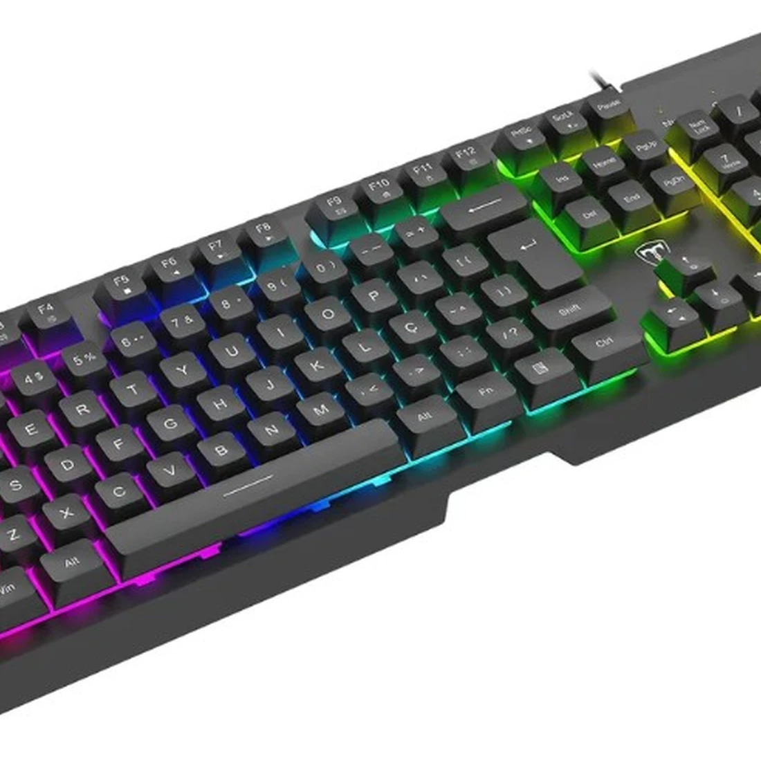 Teclado T-Dagger Gamer Membrana Nova Preto Rgb Abnt2 Full Size - imagem 3