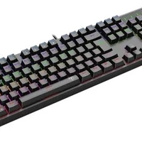 Teclado Gamer T-Dagger Mecanico Rebel Rainbow Dust-proof Brown T-tgk328-br Preto - imagem 1