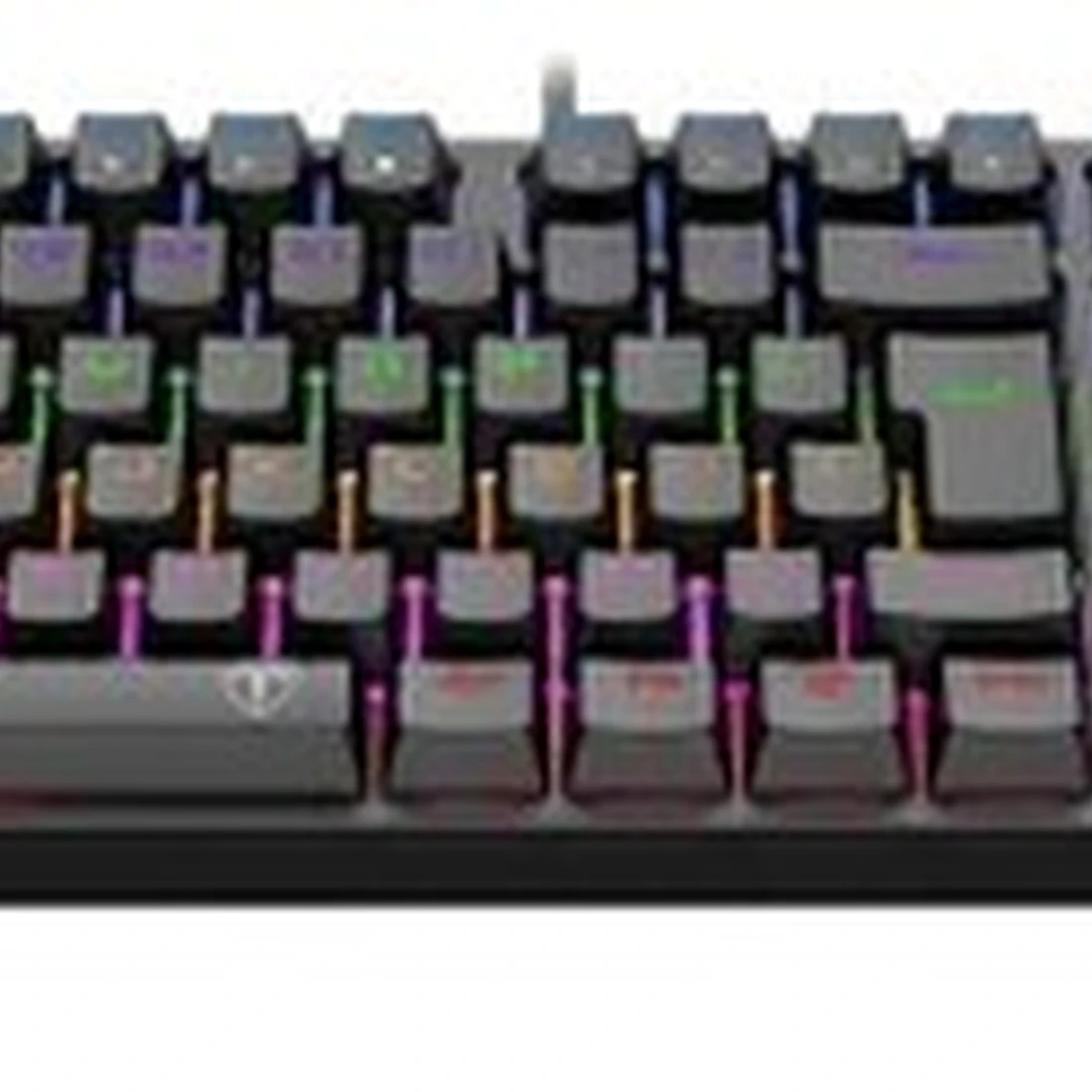 Teclado Gamer T-Dagger Mecanico Rebel Rainbow Dust-proof Brown T-tgk328-br Preto - imagem 2