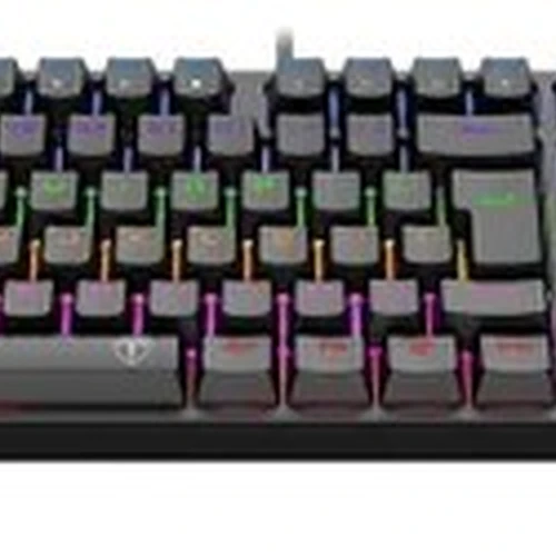 Teclado Gamer T-Dagger Mecanico Rebel Rainbow Dust-proof Brown T-tgk328-br Preto
