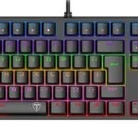 Teclado Gamer T-Dagger Mecanico Rebel Rainbow Dust-proof Brown T-tgk328-br Preto - imagem 4