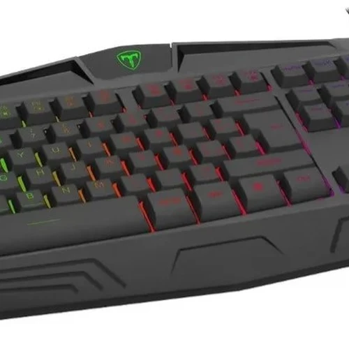 Teclado Gamer T-dagger Tanker Rainbow T-TGK106 Membrana