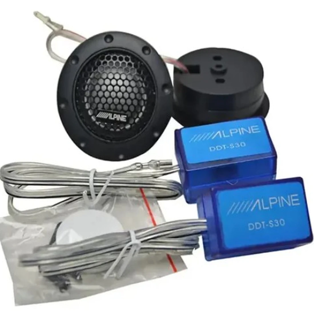 Tweeters Crossover Alpine Ddt-s30 De 180 Watts - imagem 1