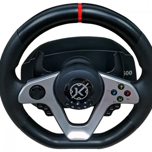 Volante Kalkan G500 ProRacing, Com Pedal e Câmbio, Preto, KLK00032