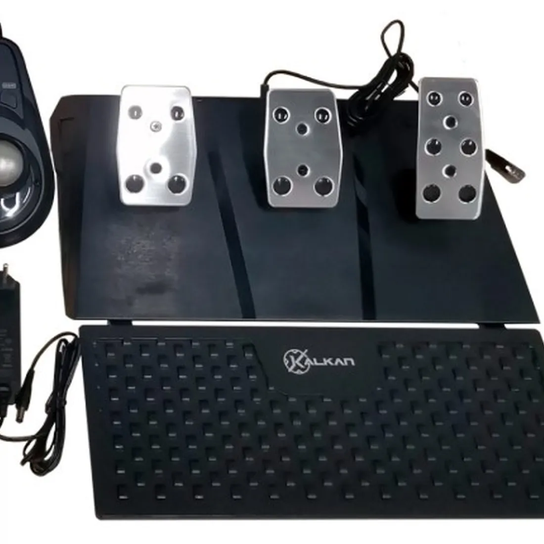 Volante Kalkan G500 ProRacing, Com Pedal e Câmbio, Preto, KLK00032