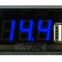 Voltímetro AJK Black Digital Com Saida Usb Medidor Bateria - imagem 4