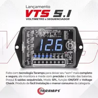 Voltimetro Taramps Digital 5 Saídas Sequênciais Vts 5.1 - imagem 1