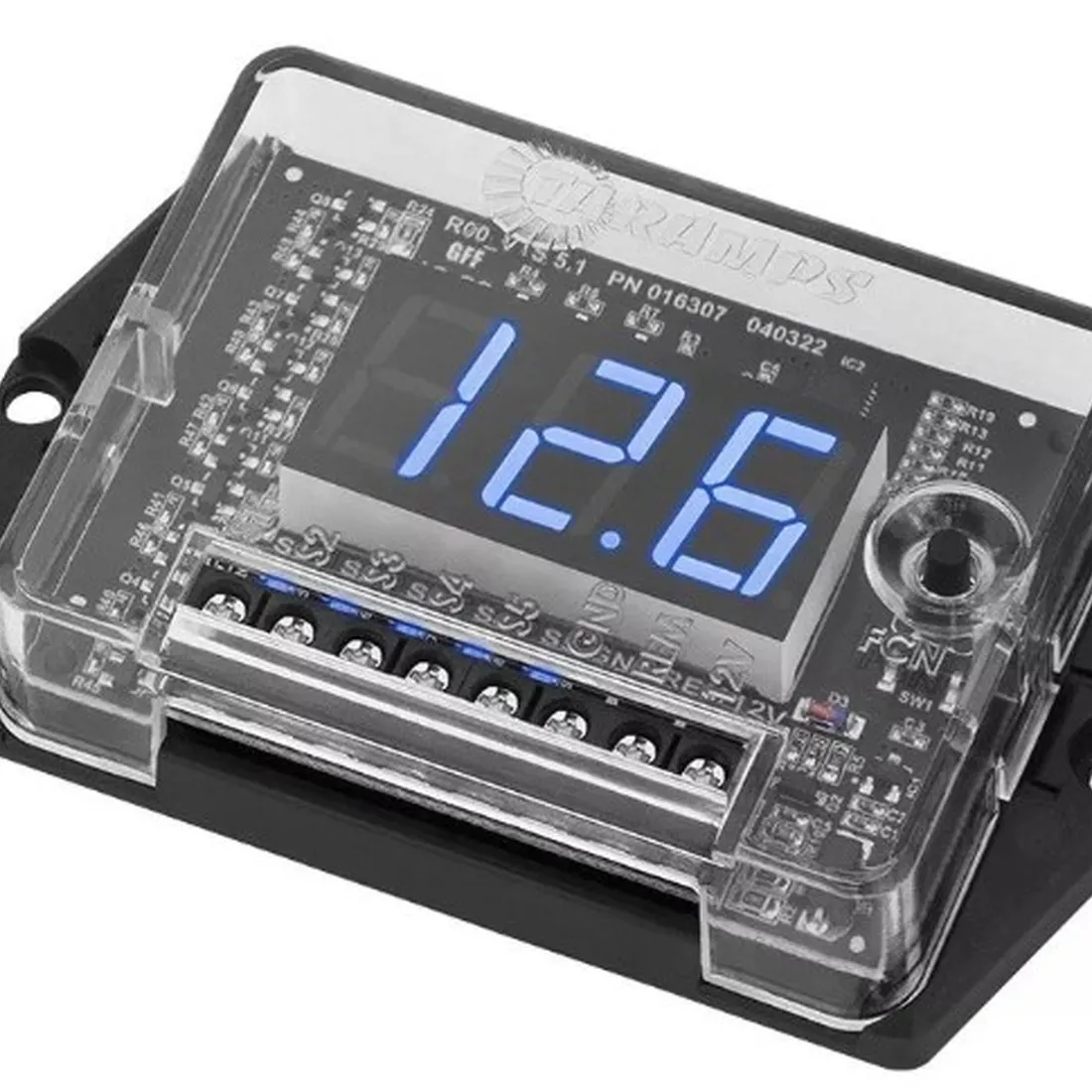 Voltimetro Taramps Digital 5 Saídas Sequênciais Vts 5.1