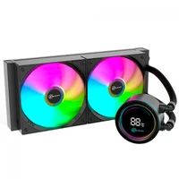 WATER COOLER KALKAN ALPHA 240 ARGB, 240MM, COM DISPLAY - imagem 1