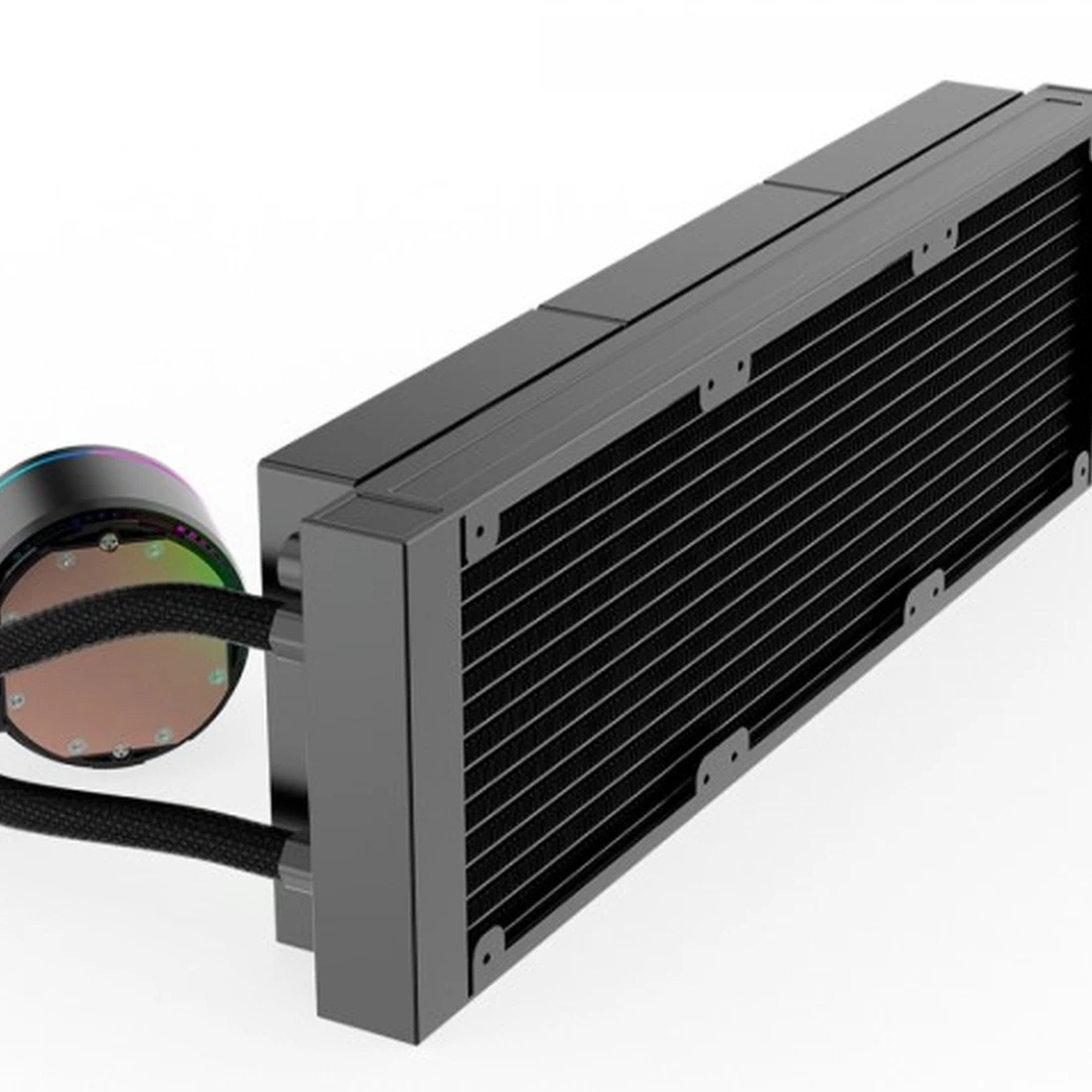 WATER COOLER KALKAN ALPHA 360 ARGB, 360MM, COM DISPLAY - imagem 1