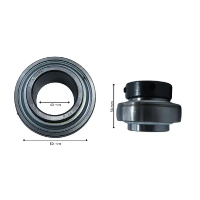 ROLAMENTO AGRICOLA DE ESFERA DE CARGA RADIAL - GE40 KTT-B