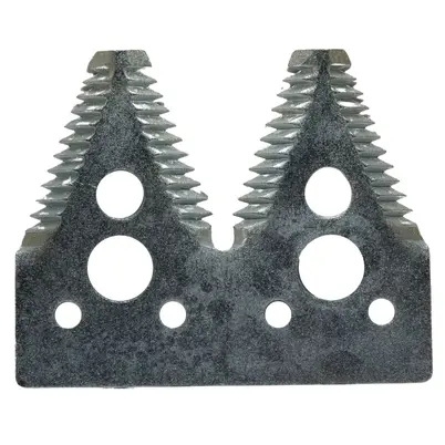 NAVALHA DUPLA CORTE COMPATÍVEL PLATAFORMA JOHN DEERE 600 STS (DENTE GROSSO) H163131