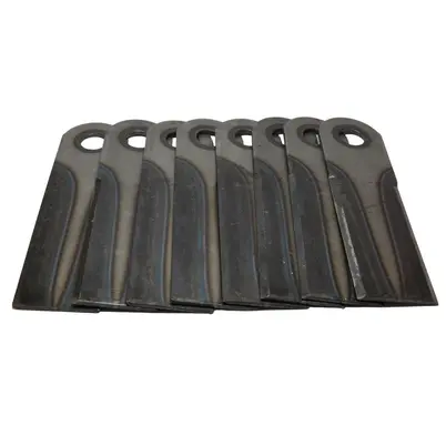 KIT FACA PICADOR (8 FACAS) COMPATÍVEL COLHEITADEIRA JOHN DEERE STS 9650 9750 AH205910