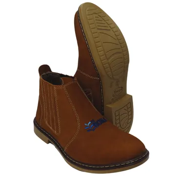 BOTA NOBUCK DE BONA DE COURO - RATO