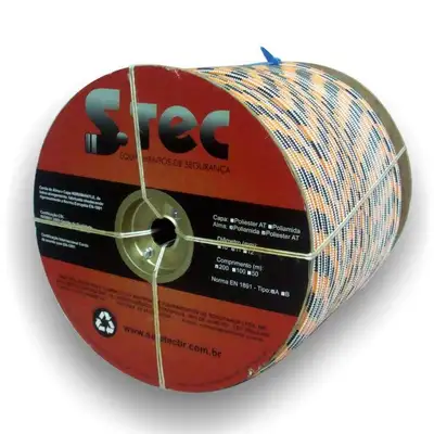 CORDA SEMI-ESTÁTICA STEC 11MM - 200 METROS – SAFE TEC