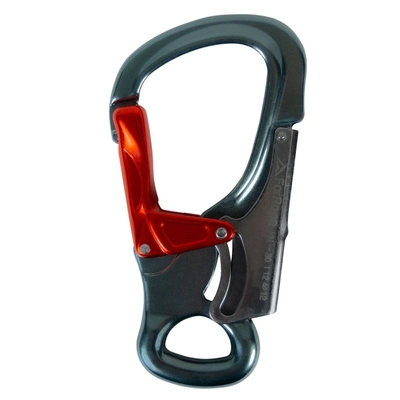 MOSQUETÃO ALUMÍNIO TIPO GANCHO K - TRAVA AUTO 30kN - FOR ROPE ®