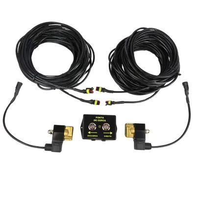 KIT PONTA CERCA FINAL BARRA 12V PULVERIZADOR AGRICOLA