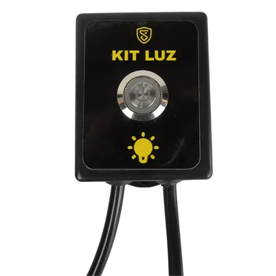 KIT FAROL LUZ LED AZUL UNIVERSAL PULVERIZADOR NOTURNO BLUE