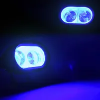 KIT FAROL LUZ LED AZUL UNIVERSAL PULVERIZADOR NOTURNO BLUE - imagem 11