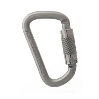 MOSQUETÃO AÇO D ASSIMETRICO 41 KN - AUTO / TRIPLA TRAVA AUTO - CE/ EN - FOR ROPE - imagem 1