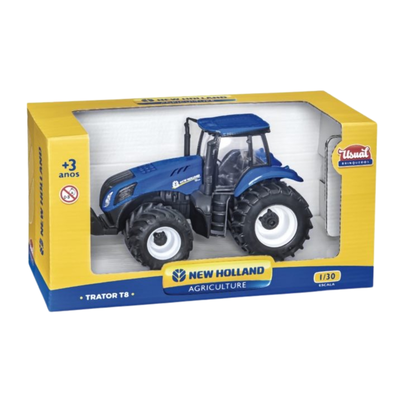 TRATOR NEW HOLLAND T8 BRINQUEDO 1/30
