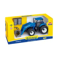 TRATOR NEW HOLLAND T8 C/ GARFO BRINQUEDO 676 - imagem 2